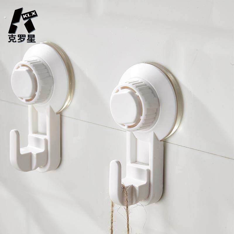 2只装新款吸盘挂钩塑料衣钩子多功能免打孔细挂钩现货