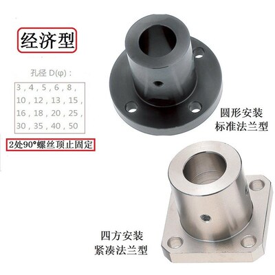 SHCK导向轴支座/轴座/轴固定座/方法兰sthsb12/16/20/25/30/40/50