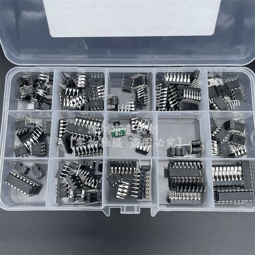 XL IC芯片分类150个套盒运算放大器振荡器 PC817 NE555 LM358 324