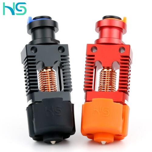 甄选3D打印机配件Red Lizard V5Pro全金属钛喉管温挤出头
