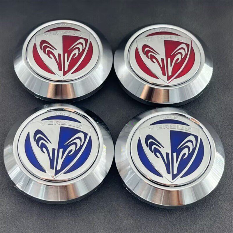 汽车改装轮毂盖Rays VERSUS VOUGE 轮毂盖红蓝双色可选 66mm