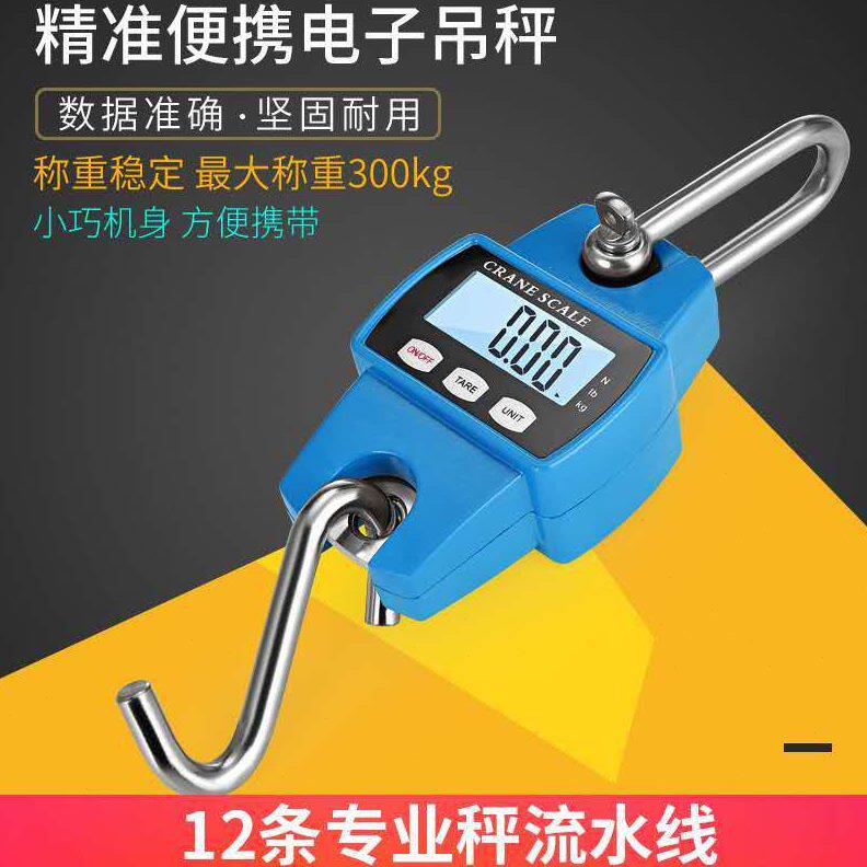 甄选跨境热卖吊钩秤 100-300kg小型 电子吊秤 手提秤吊秤 挂秤吊