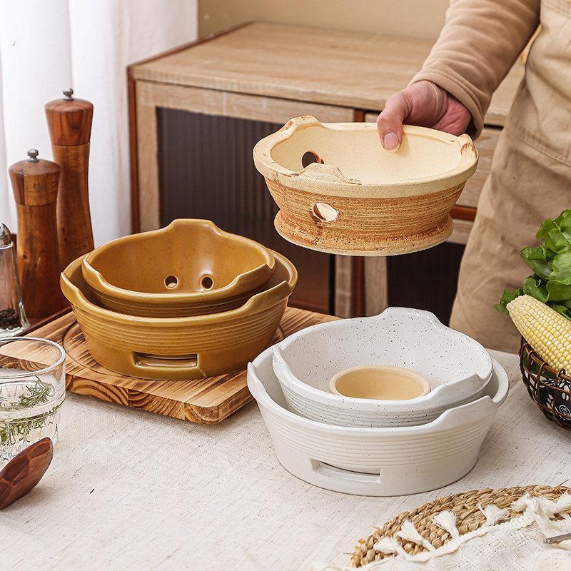 酒精蜡烛加热保温底座商用酒店饭店专用砂锅加热底座耐高温陶瓷