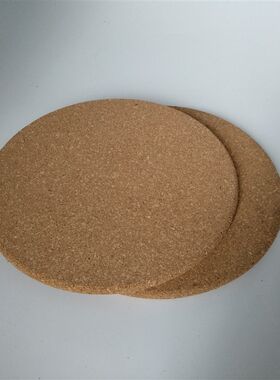 大号简约欧式软木桌垫防滑隔热防烫碗垫餐垫高压锅垫2片装19CM