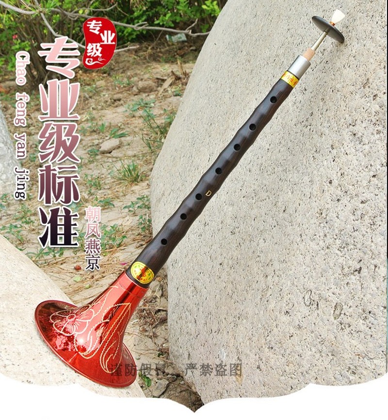 唢呐乐器全套专业级黑檀乌木d调民间常用降b调吹奏乐器成人儿童