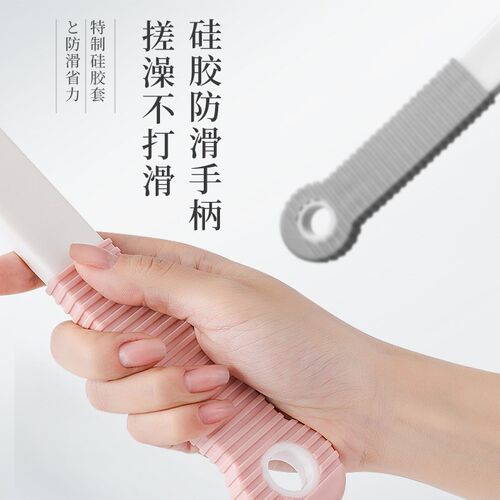 尹秀洗澡擦背神器搓澡刷背软毛洗澡刷子搓后背强力不求长柄沐浴刷