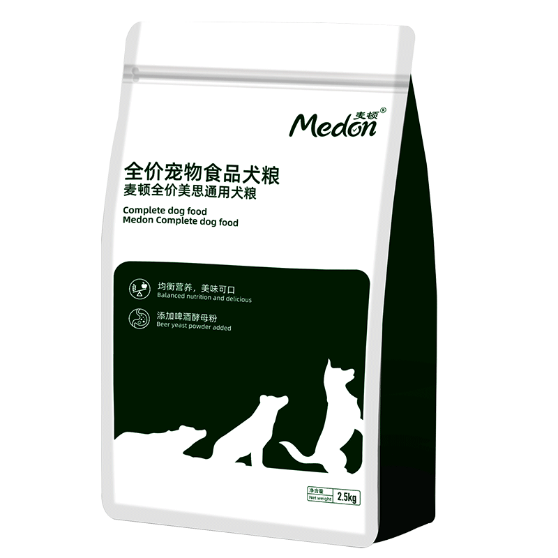 狗粮金毛成犬幼犬天然麦顿美思贵宾萨摩哈士奇泰迪拉布拉多5斤*2