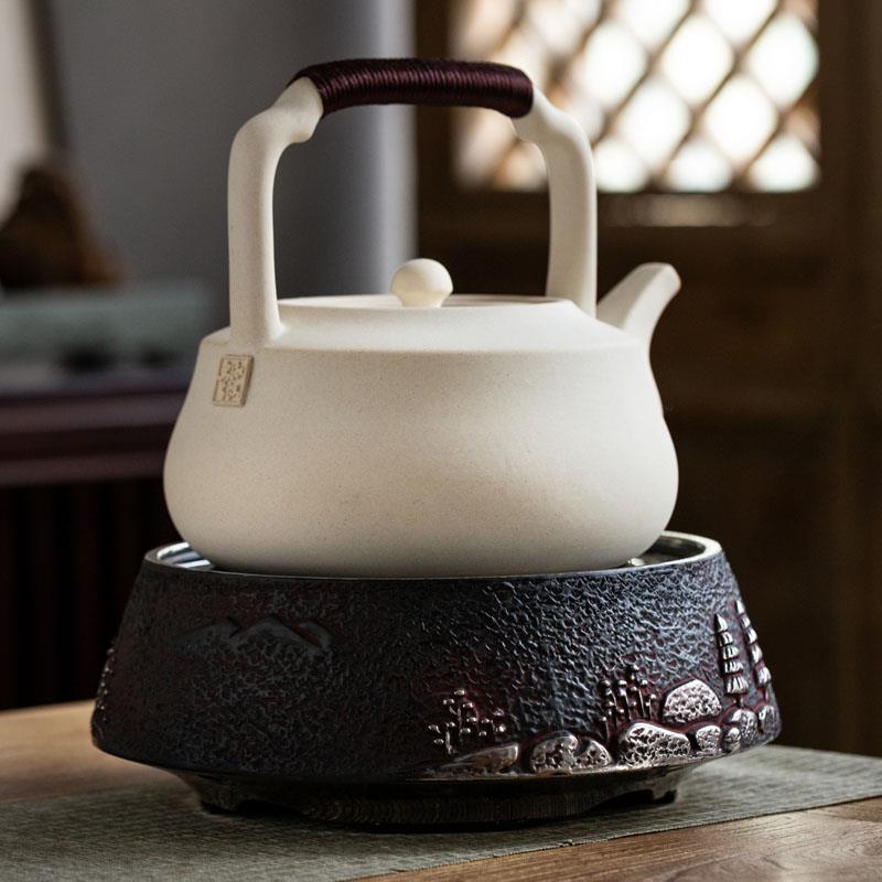 御汕堂煮茶电陶炉茶炉静音铁壶烧水泡茶台式迷你家用煮茶器陶电炉