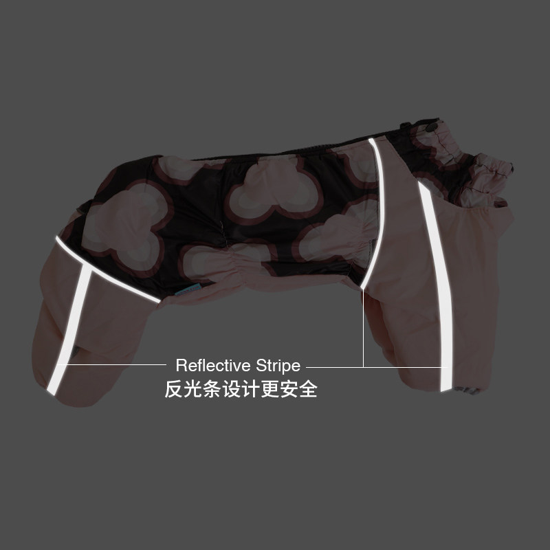 狗狗护肚子衣服加厚保暖小型犬冬装泰迪比熊宠物冬天包肚四脚棉衣