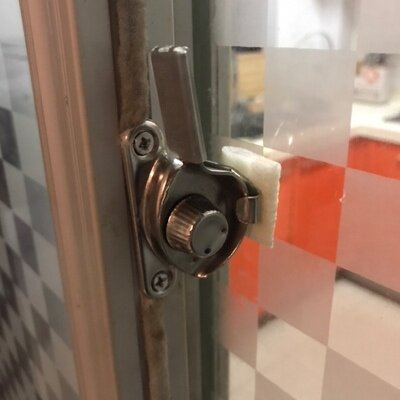 窗扣窗锁塑钢窗锁扣平移铝合金门窗月牙锁移门窗户拉门推拉配件