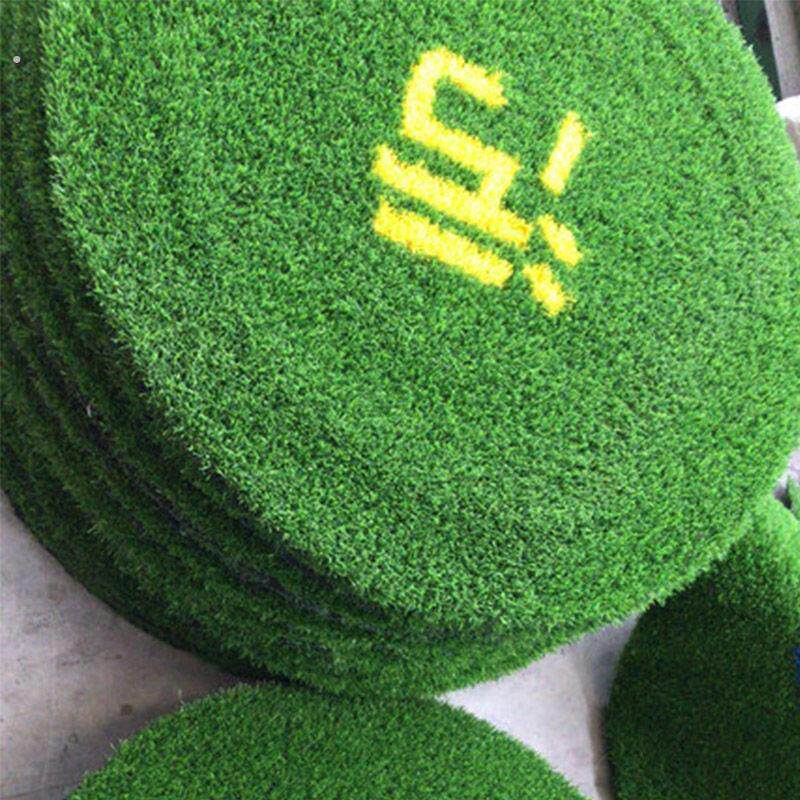 井盖草坪地垫草皮圆草坪草地装饰绿色垫子地毯假草井盖绿植