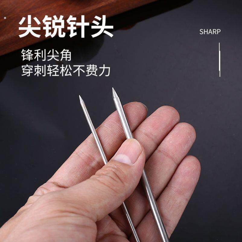 烤鸭缝尾针304不锈钢烧鸭尾针鸭脖配件烧鹅尾针烤鸭缝尾针挂钩麻