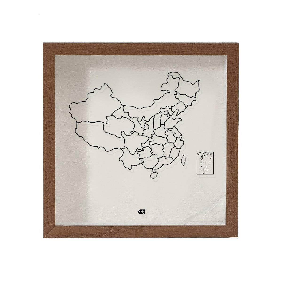 旅行票据收纳门票储存盒旅行记录相框明信片收藏纪念相框收纳盒