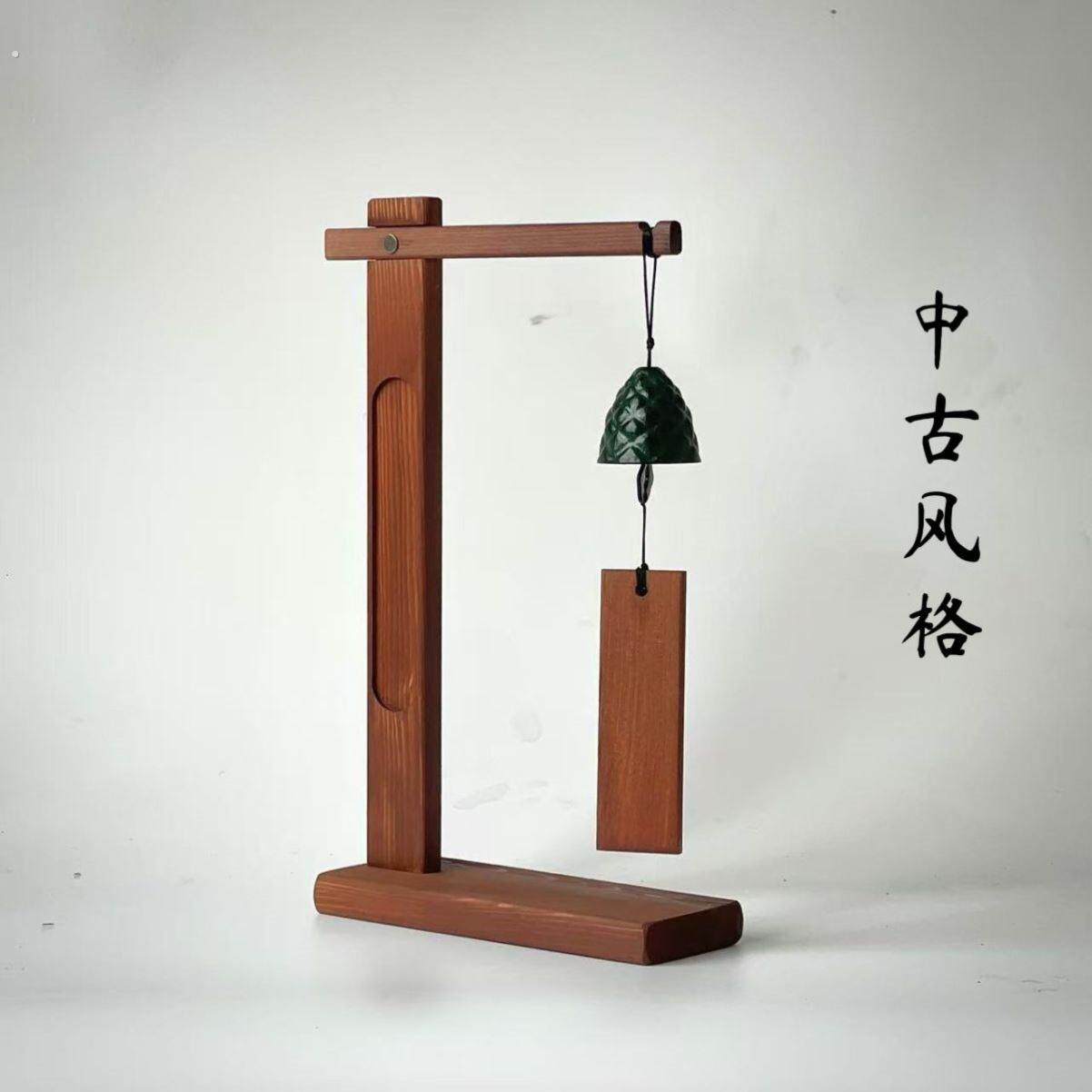 实木复古桌面中古风小挂架挂件展示架钥匙扣饰品架桌面多功能挂架