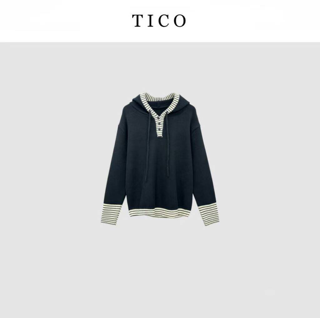 【小田直播间】TICO汀可【北漠毛衣】时尚休闲百搭毛衣