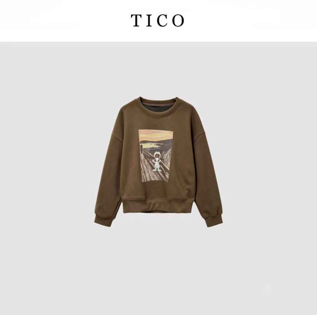 【小田专享】TICO汀可【千寻卫衣】时尚休闲百搭卫衣