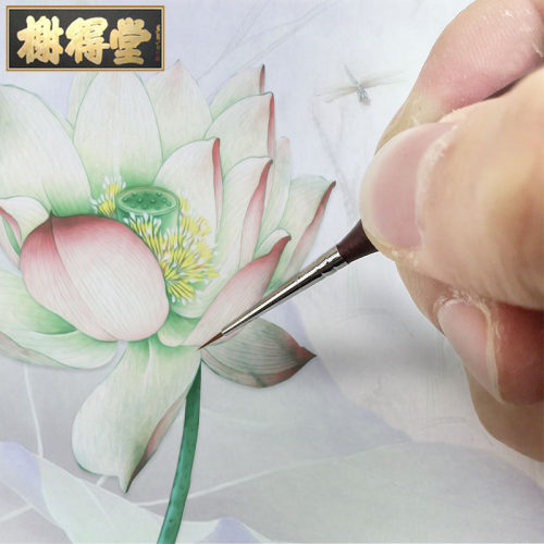 榭得堂水粉笔729套装上色尼龙00000勾线笔谢德堂面相笔水彩渗线笔