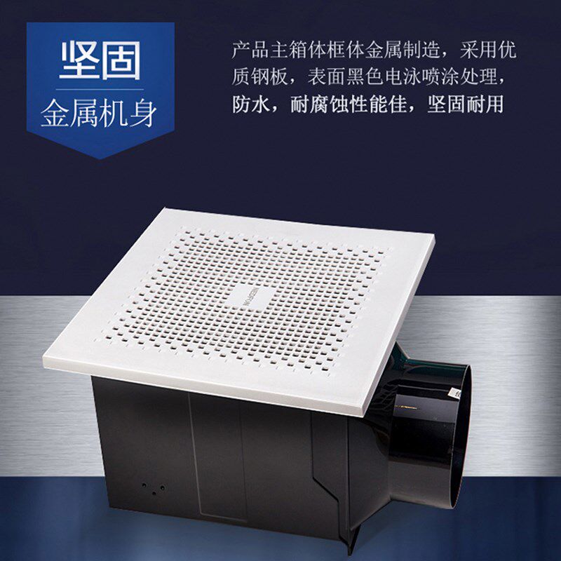 绿岛风换气扇炫风管道式吊顶天花板换风扇低音厨房家用商用排气扇