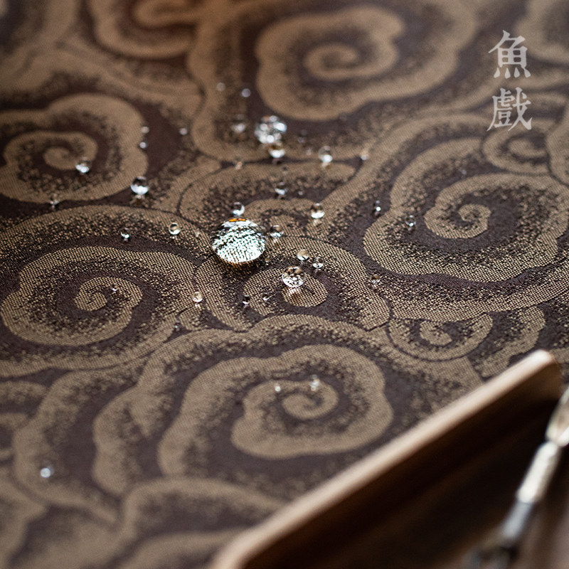 祥云茶巾中式禅意茶席功夫茶道配件防水桌旗茶几杯垫布茶旗茶桌布