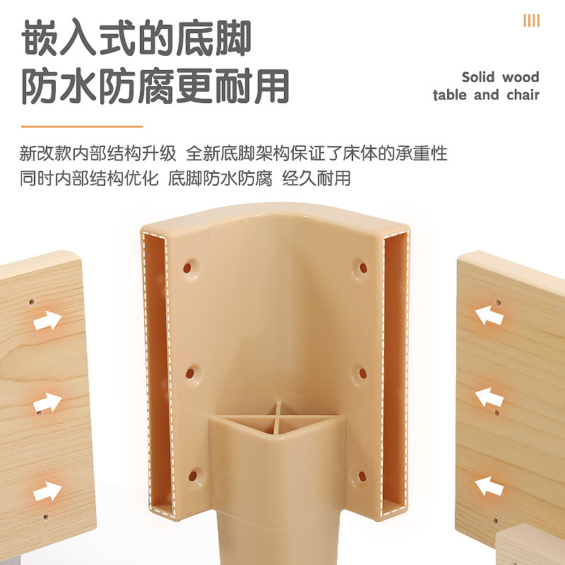 幼儿园小床午睡床儿童床实木叠叠床小孩单人午休专用床托管床木床