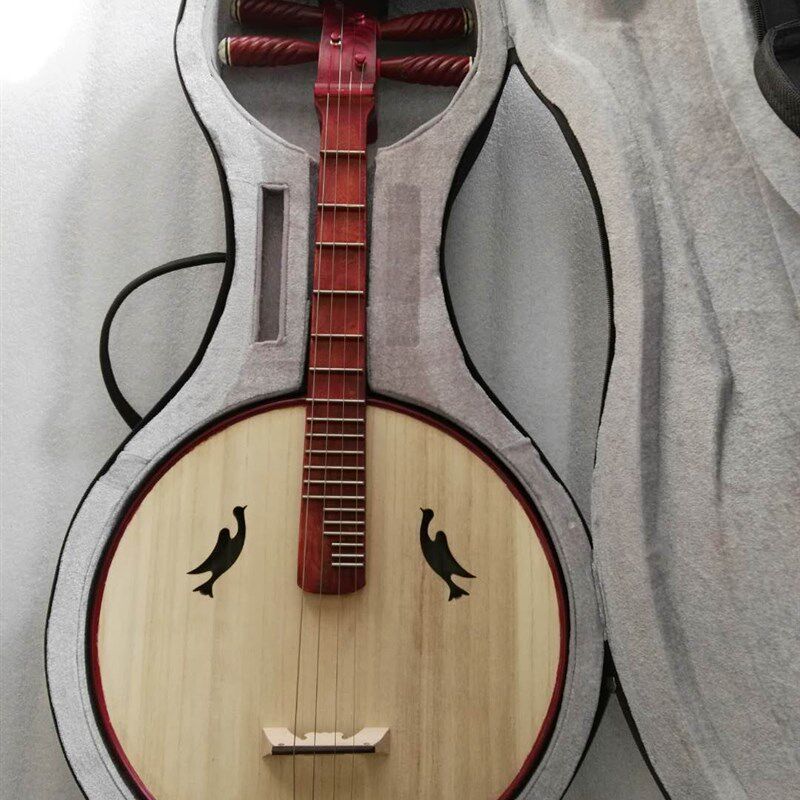 中阮乐器 七律 潮州乐器 配中阮琴盒