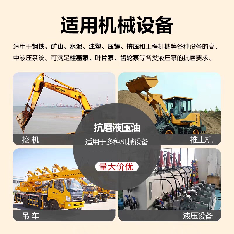 液压导轨油46号高压高清注塑机电梯轨道润滑32号68号大桶200升18L
