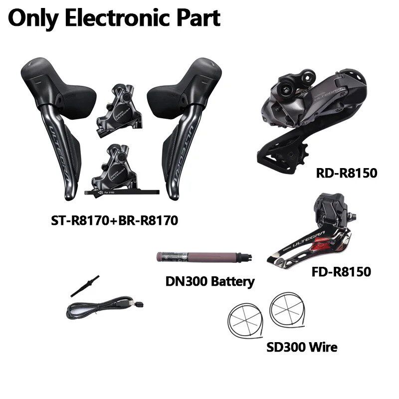 SHIMANO UT Di2 R8170电变大套R8170套件 12速公路车电子变速套件