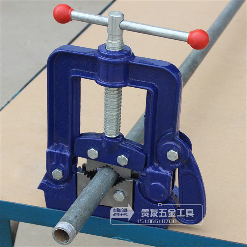 热销重型管子台虎钳龙门架子龙门钳高碳钢管子钳手动工具2号钳子
