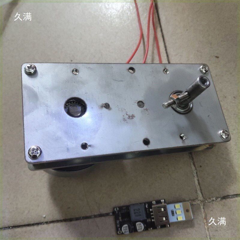 无刷发电机户外点火手摇充电齿轮箱应急照明5v12v24v大功率