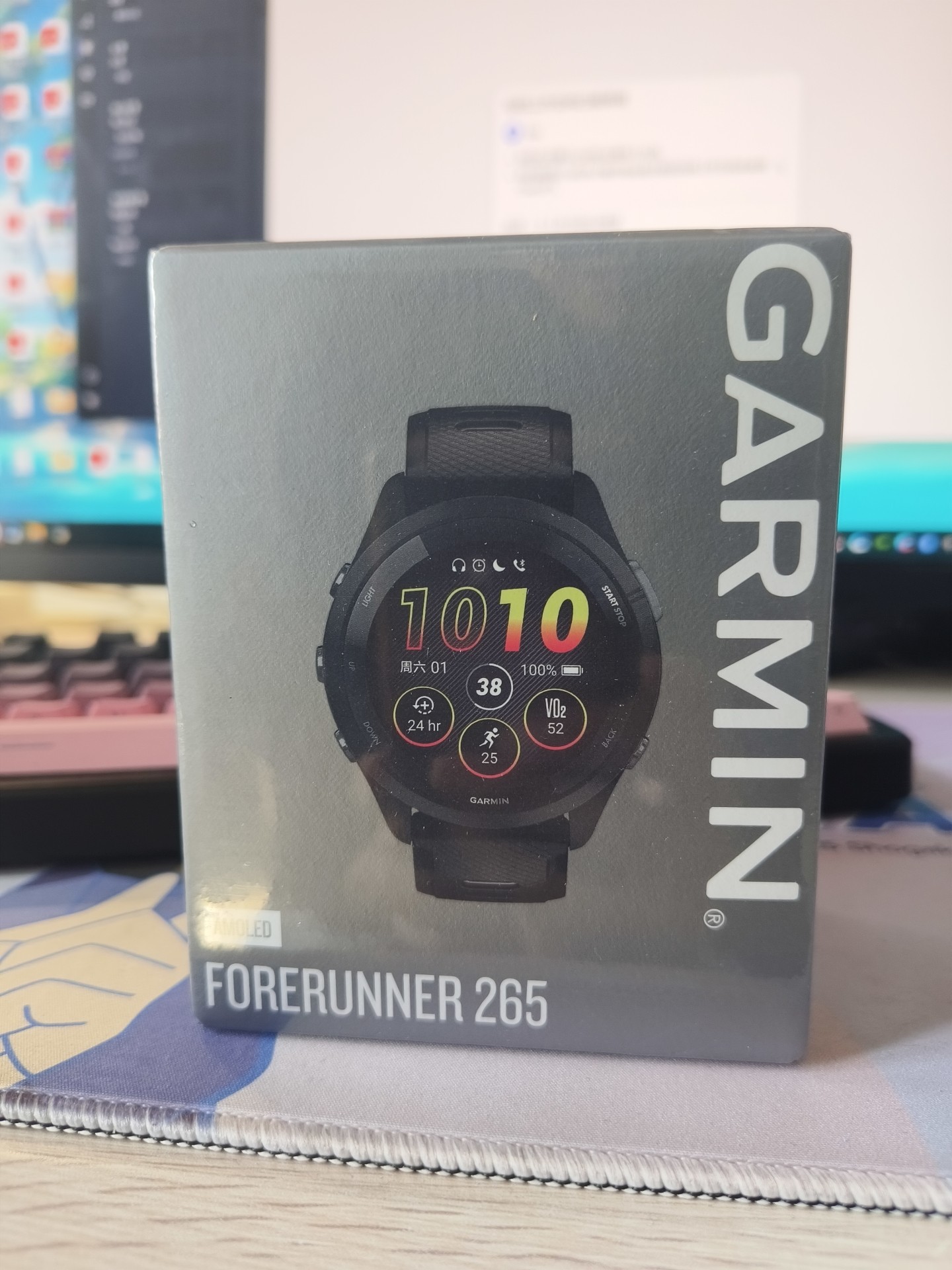 thumbnail for Brand New Garmin 265 Forerunner 265 Sports Watch