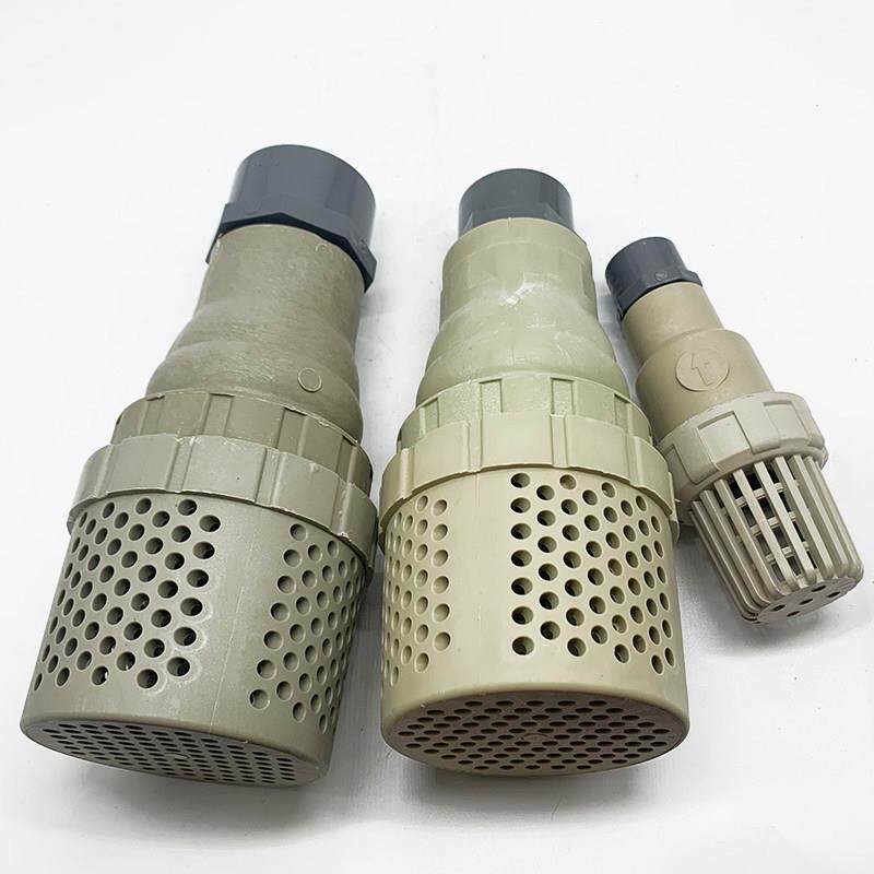 胜川宝电镀过机化大流量抽耐腐蚀球型工滤底阀1止回阀PVC水接口