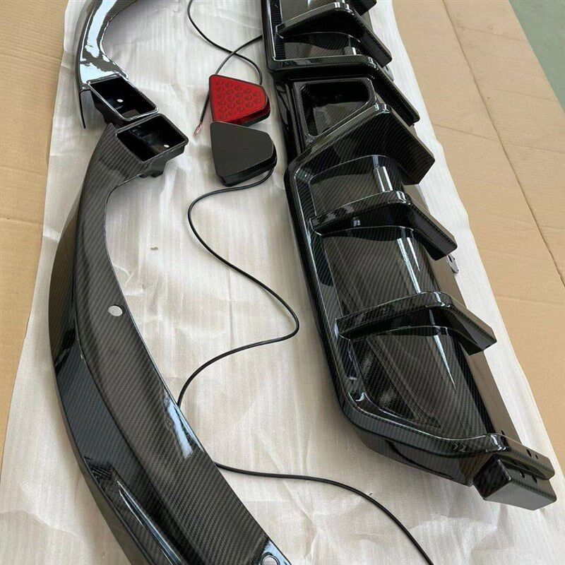 适用於十代思域改装排气管後扰流无孔後唇尾喉包围免切割前铲侧裙