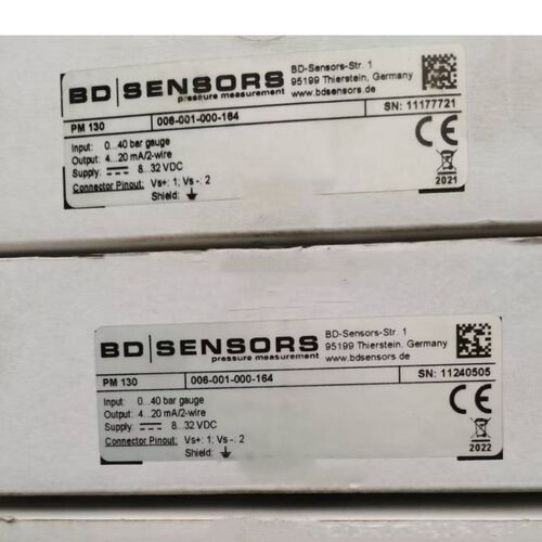 BD sensors压力变送器DMK 458-59B-D291-E-2-TR3-F23-1-8-2-000