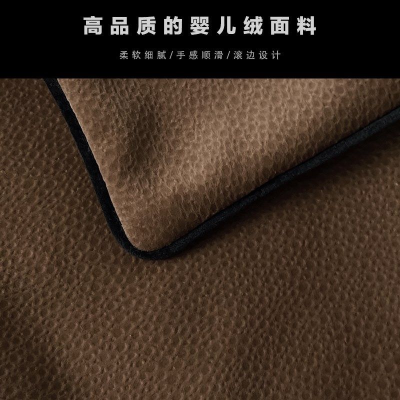 波尔图日落咖色沙发抱枕头客厅轻奢高级感素色靠垫飘窗腰枕套