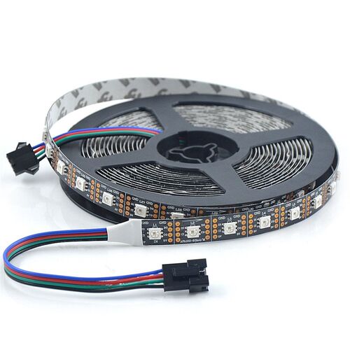 APA102C SK9822 LED灯带 30 36 60 144灯 全彩5050 RGB 5V软灯条
