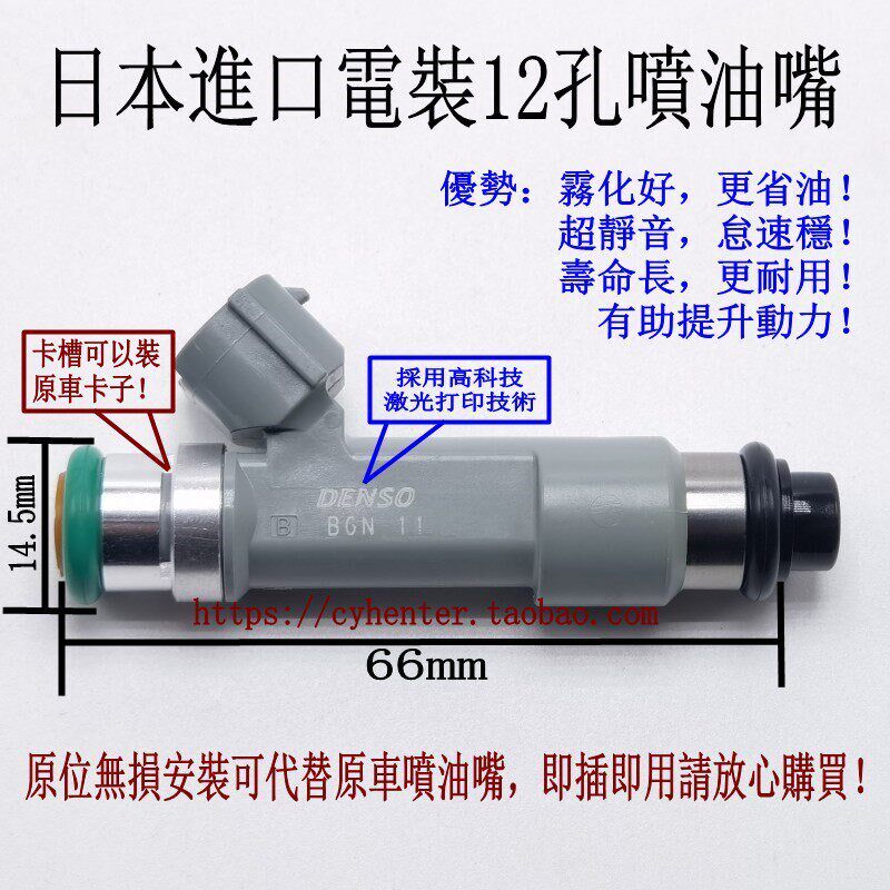 适用雪铁龙富康C2 1.6爱丽舍 标致206 307 8V 12孔喷油嘴改装