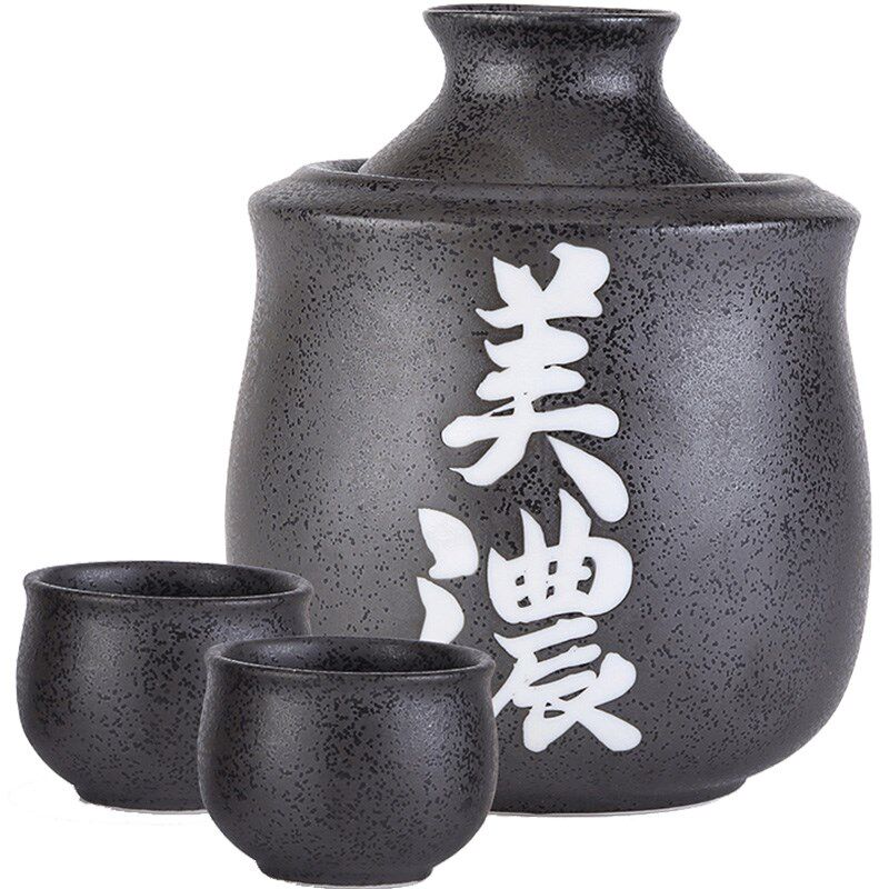 中秋礼物美浓烧清酒温酒壶日式酒杯暖酒器烫酒具白酒器送礼佳品