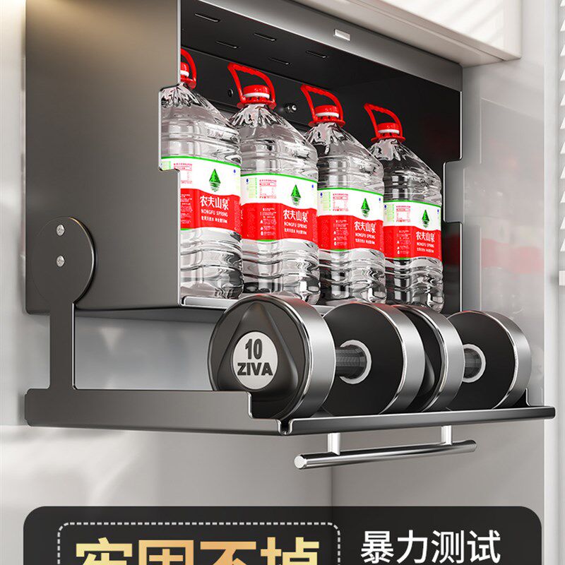 厨房调味料置物架壁挂式吊柜下方备菜盘储物柜墙壁调味品收纳盒子