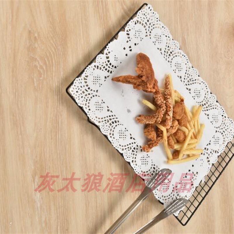 长方形花底纸花边纸蛋糕垫纸吸油纸点心纸面包纸披萨花纸1200张