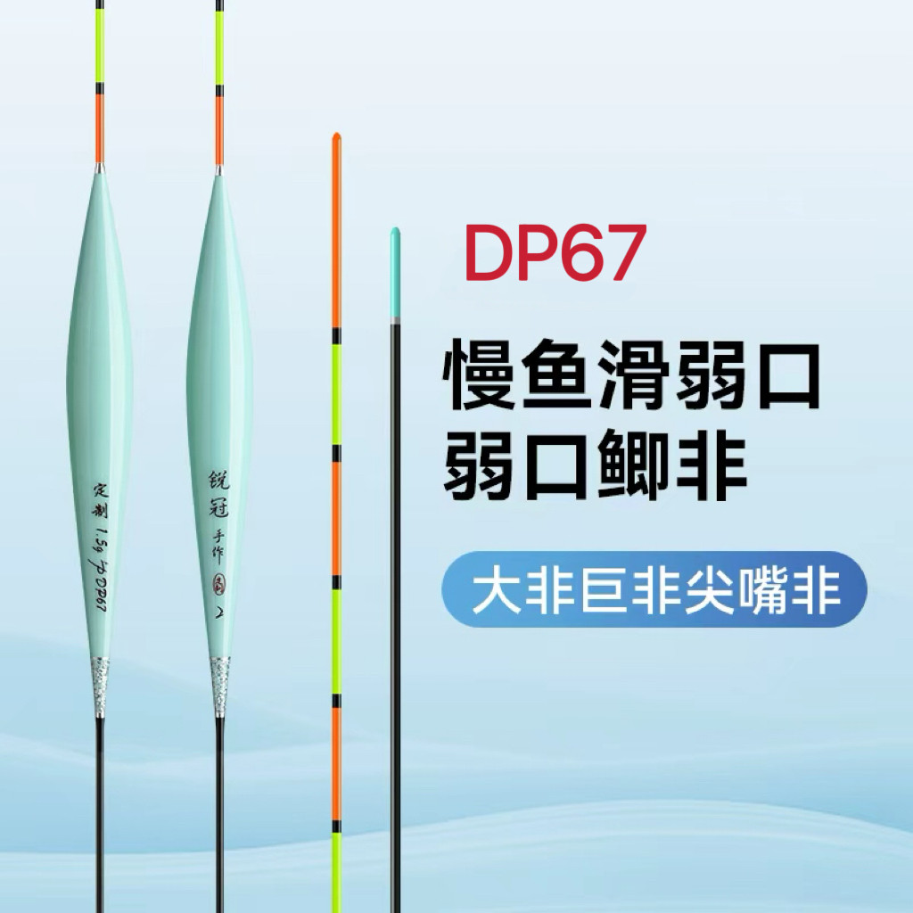 锐冠DP67天予同款野钓鲫鱼鲤鱼高灵敏度鱼标黑坑弱口回锅老鱼混养