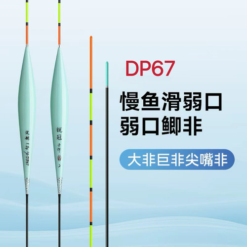 锐冠DP67天予同款野钓鲫鱼鲤鱼高灵敏度鱼标黑坑弱口回锅老鱼混养
