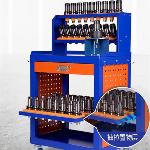 加工中心工具车bt40刀柄架带轮子刀具柜重型工具柜hsk63a货架