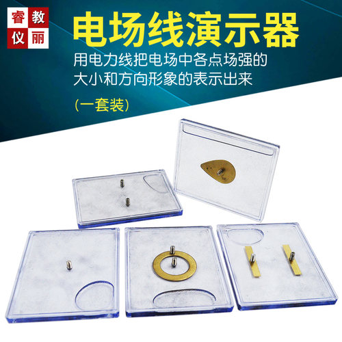 电场线演示器23053物理电磁学各点场强大小方向演示电力线实验5块