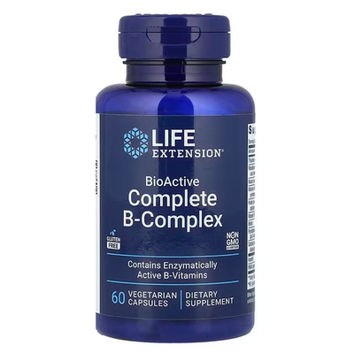 Life Extension 综合维生素B族 VB  叶酸  B-Complex 效期28年5月