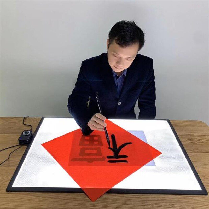 千引led拷贝台a1拷贝板a0临摹台国画书法线描绘画透写台透光台桌