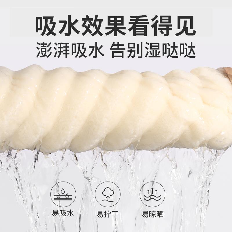 珊瑚绒浴巾男女冬季加厚大尺寸毛巾成人三件套裹全身高级家用吸水