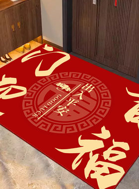 入户门垫进门地垫大门口防滑蹭脚垫新年出入平安乔迁新居家用地毯