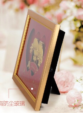 结婚礼物新人闺蜜姐妹创意定制金箔画小众摆件新婚礼品轻奢纪念品
