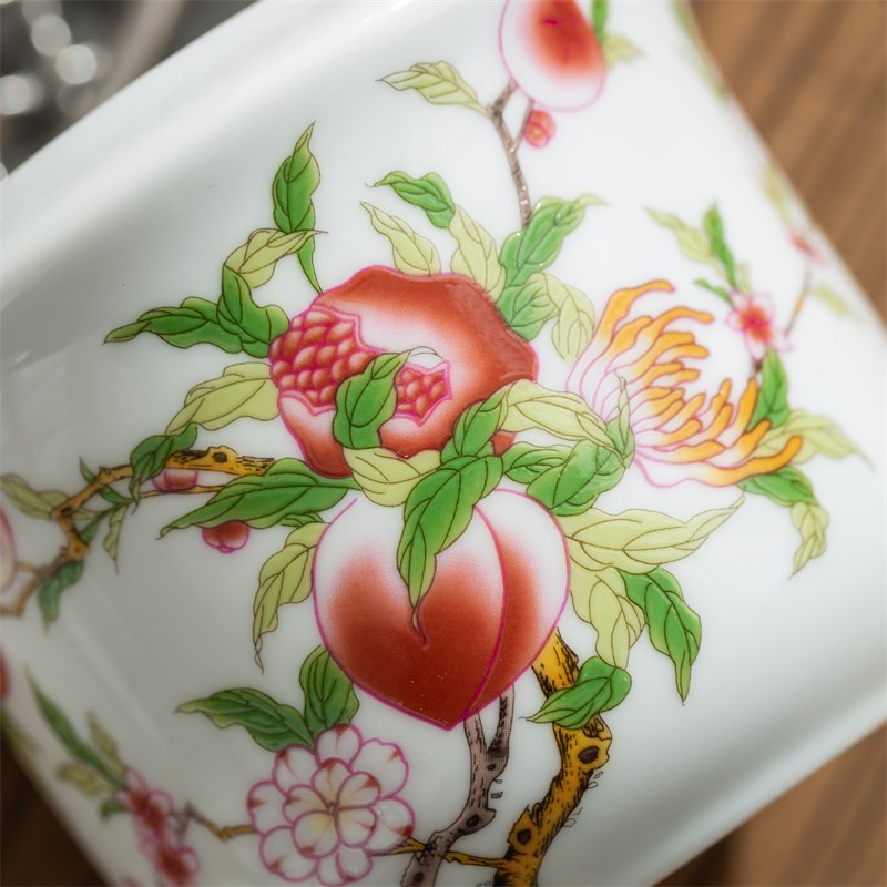 陶瓷温酒壶家用烫酒器老式暖热酒具二两白酒黄酒温酒器酒杯套装