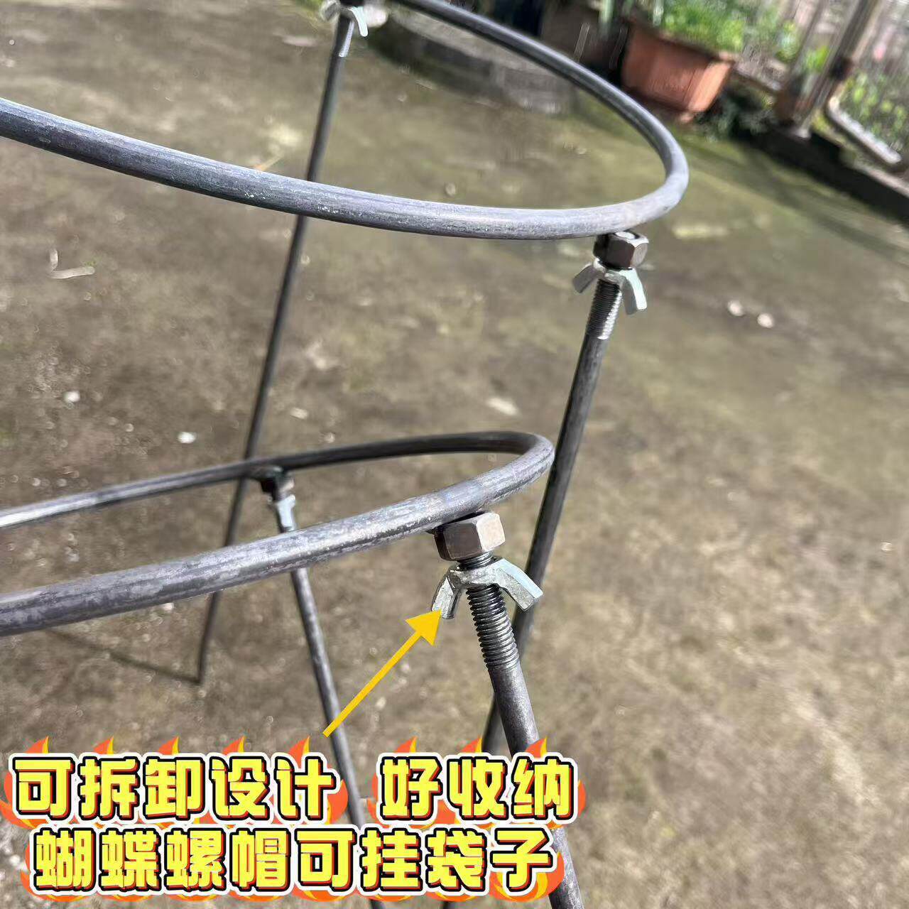 垃圾袋支架便携垃圾桶大号挂架农用落地编织袋收纳架拍两个起发